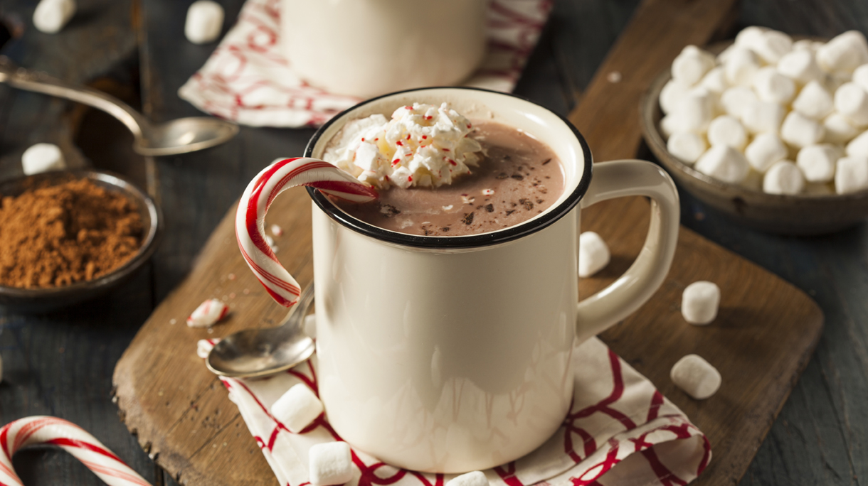 Homemade Peppermint Hot Chocolate