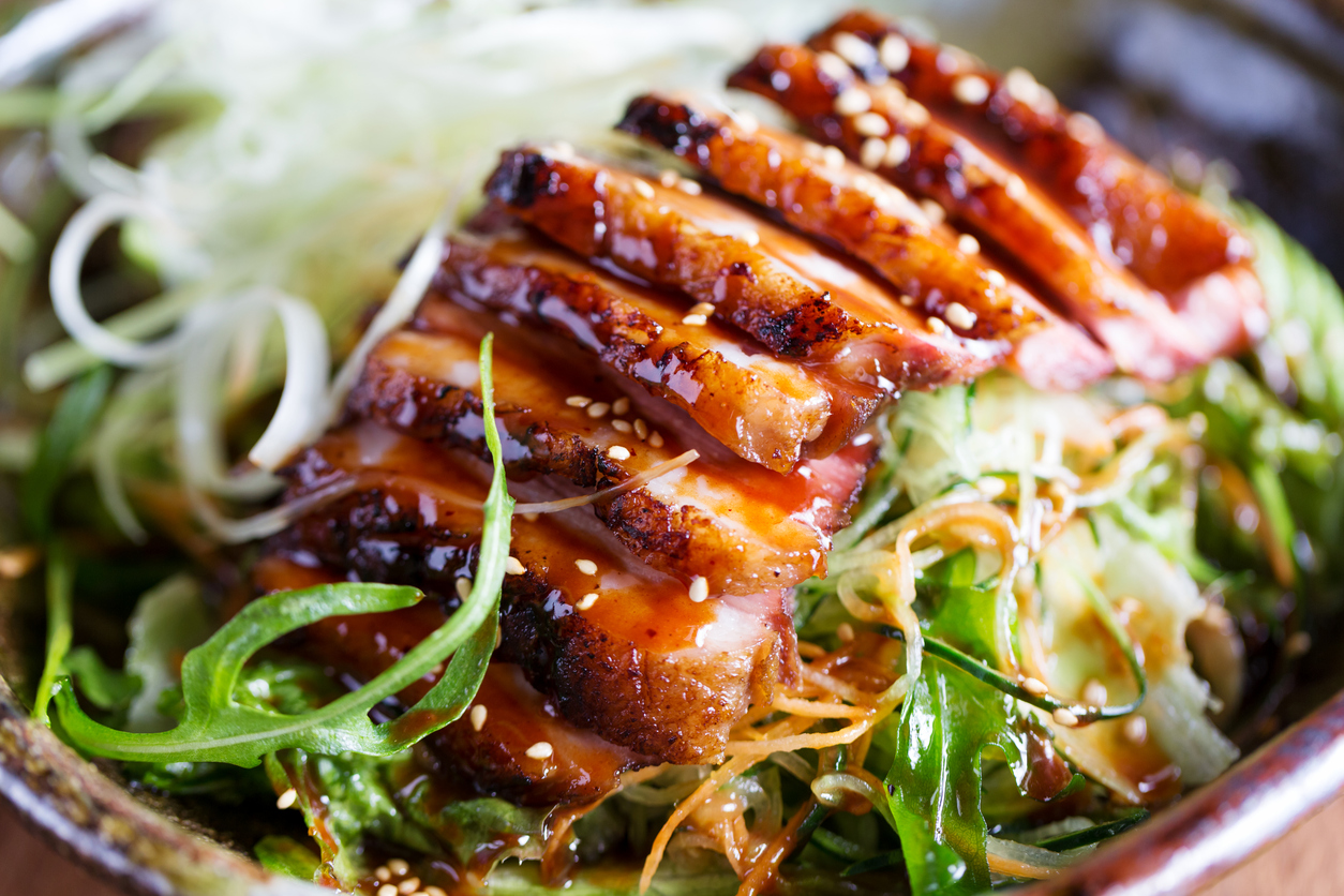 Asian duck salad