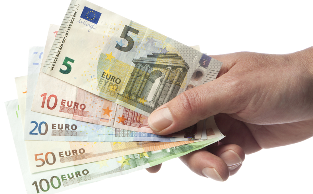 geld in hand