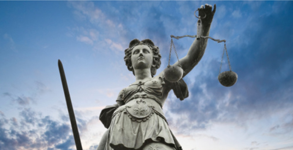 vrouwe justitia