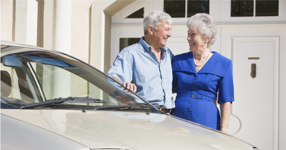 couple at car