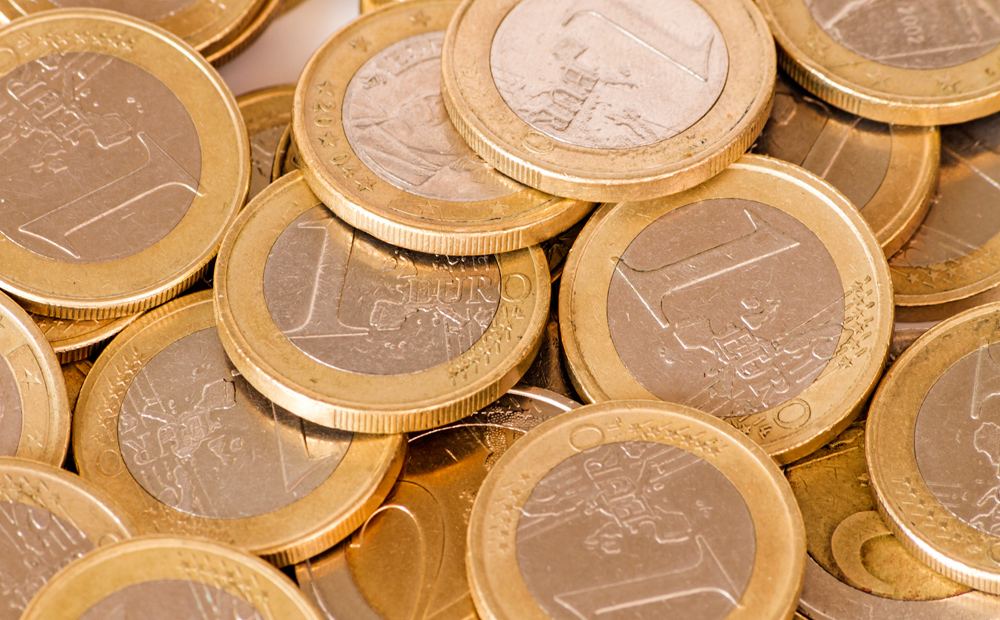 pile of euros