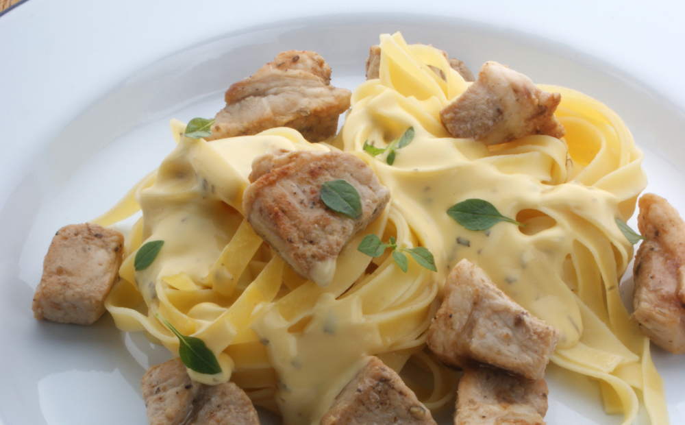 tagliatelle met kip