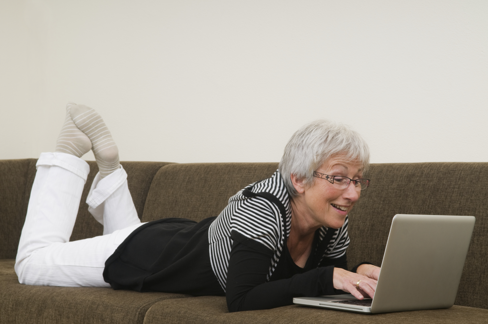 Senior Woman On A Laptop – 10