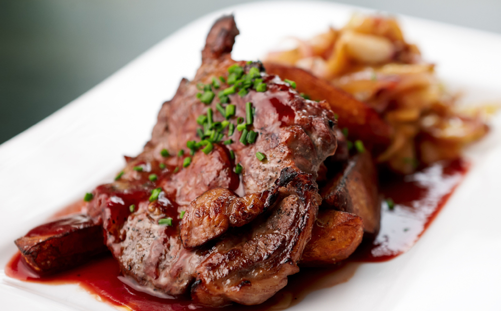 Grilled pork