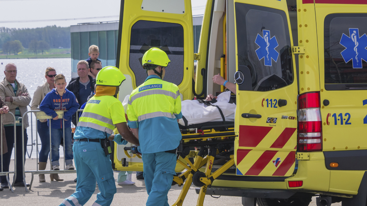 Dutch medical services in action