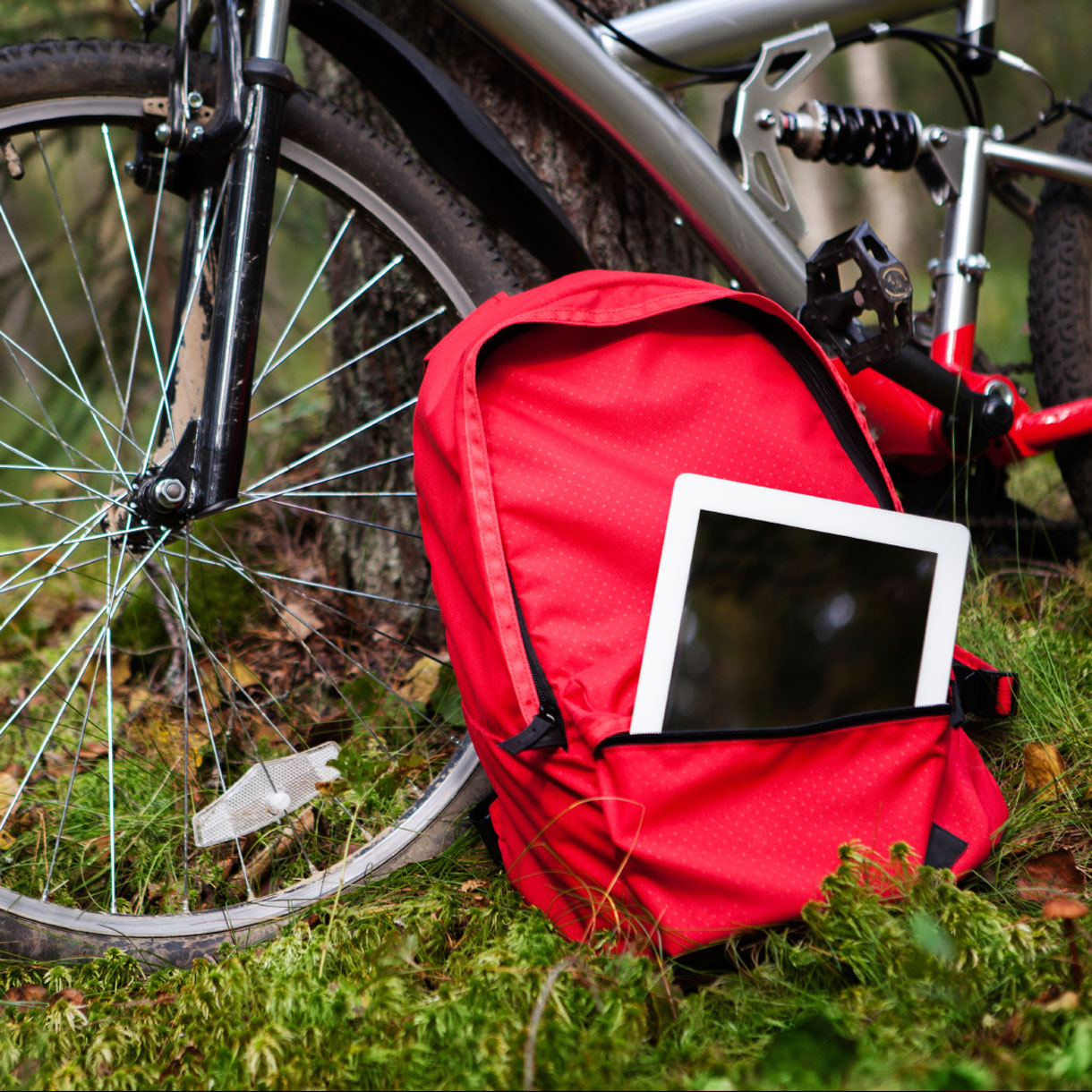 fiets-met-ipad