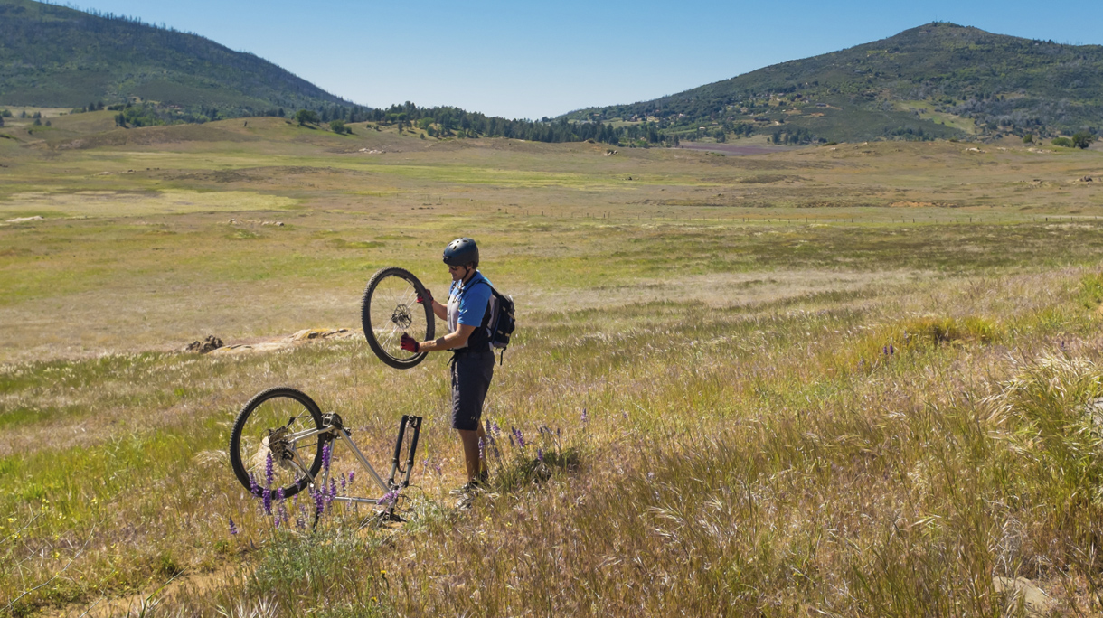 Repairing A Flat Tire