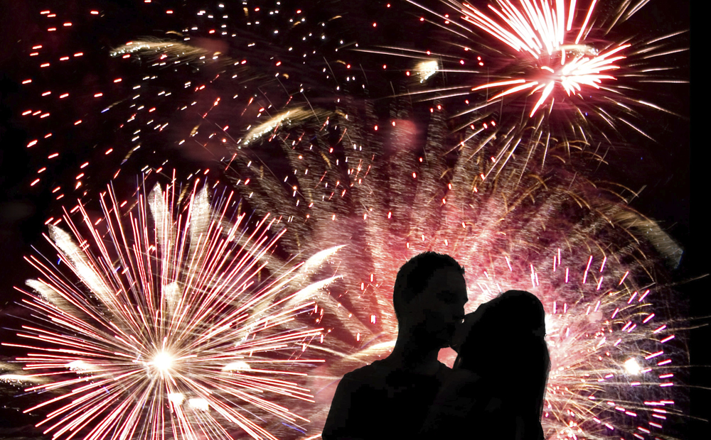 Fireworks Couple