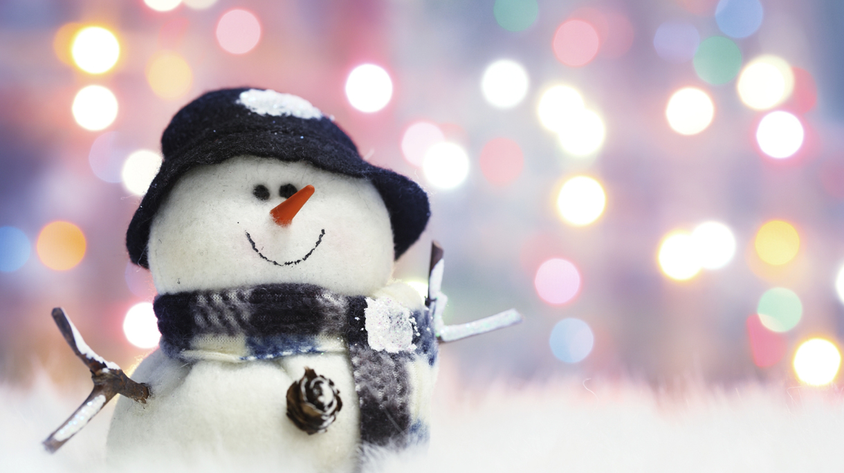 Festive snowman