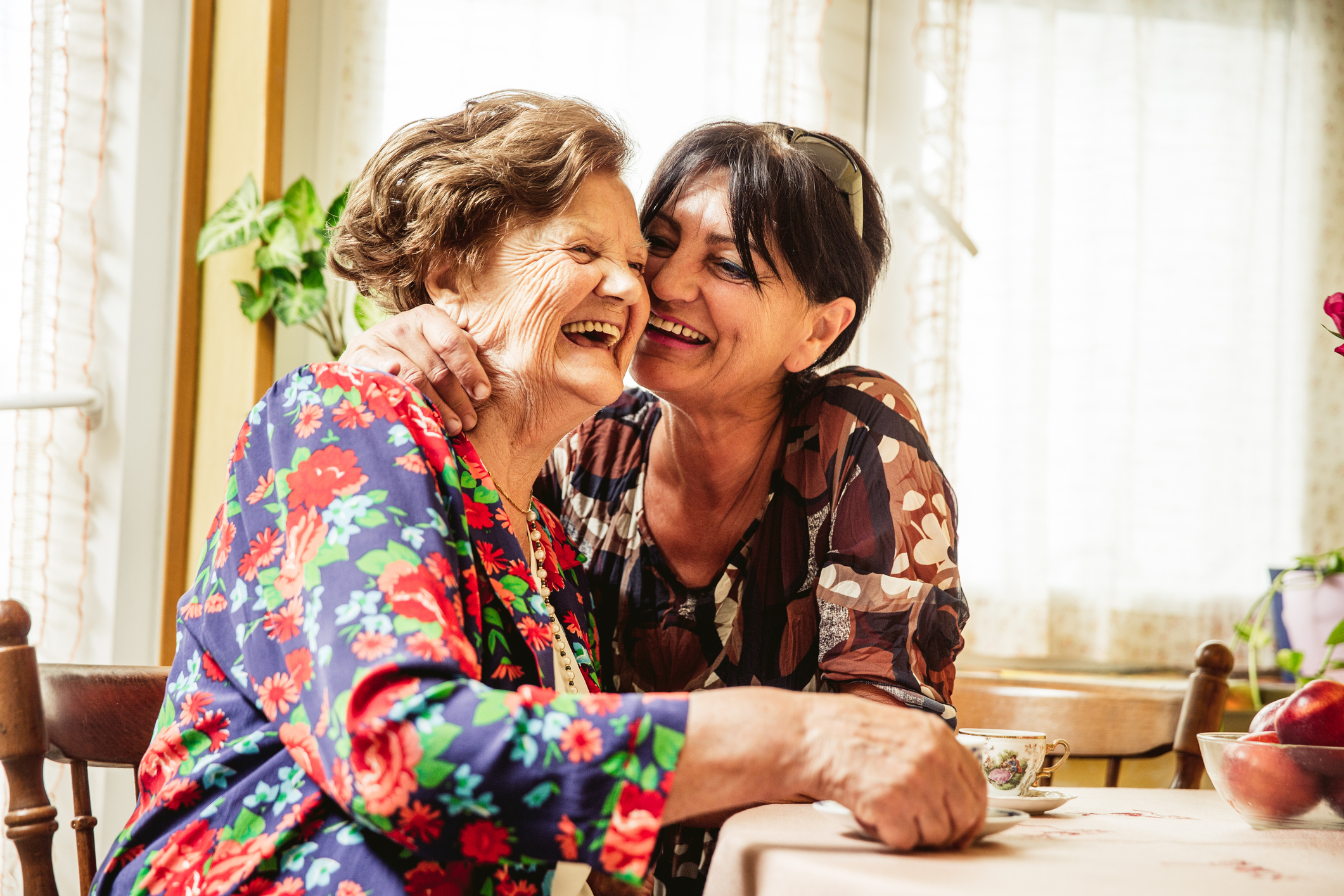Mother and Daughter Enjoying Their Time Together