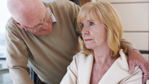 Senior Man Offering Comfort