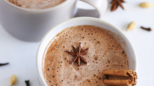 Spiced chai latte