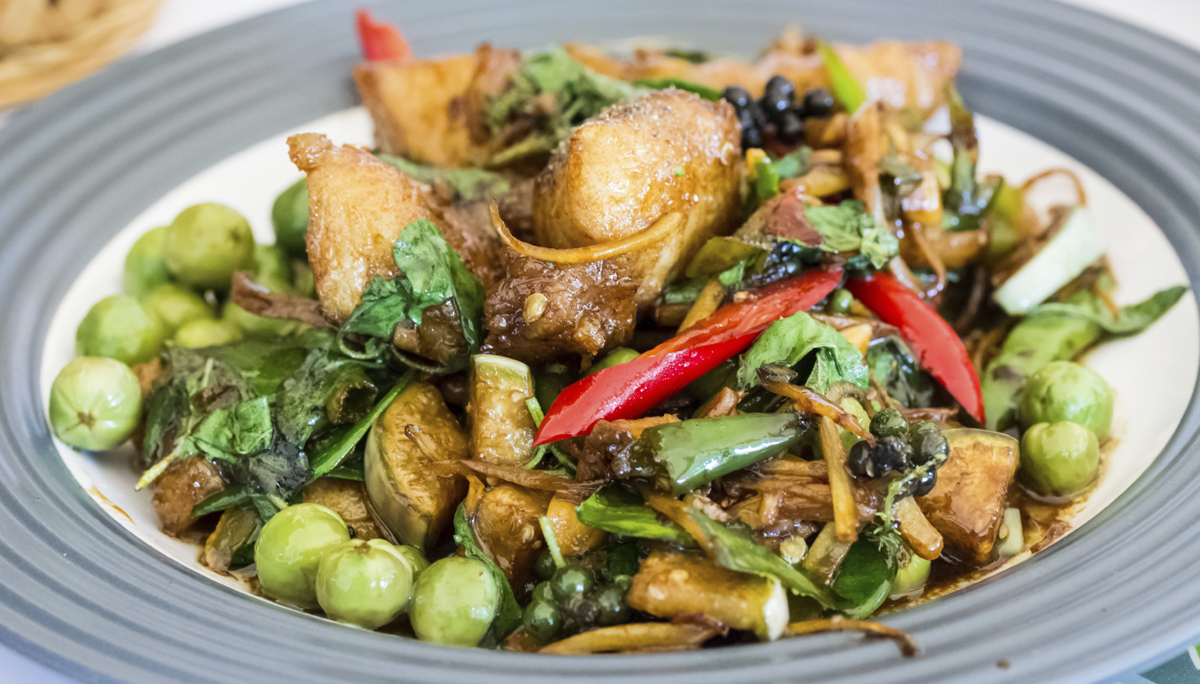 Drunken fish in plate