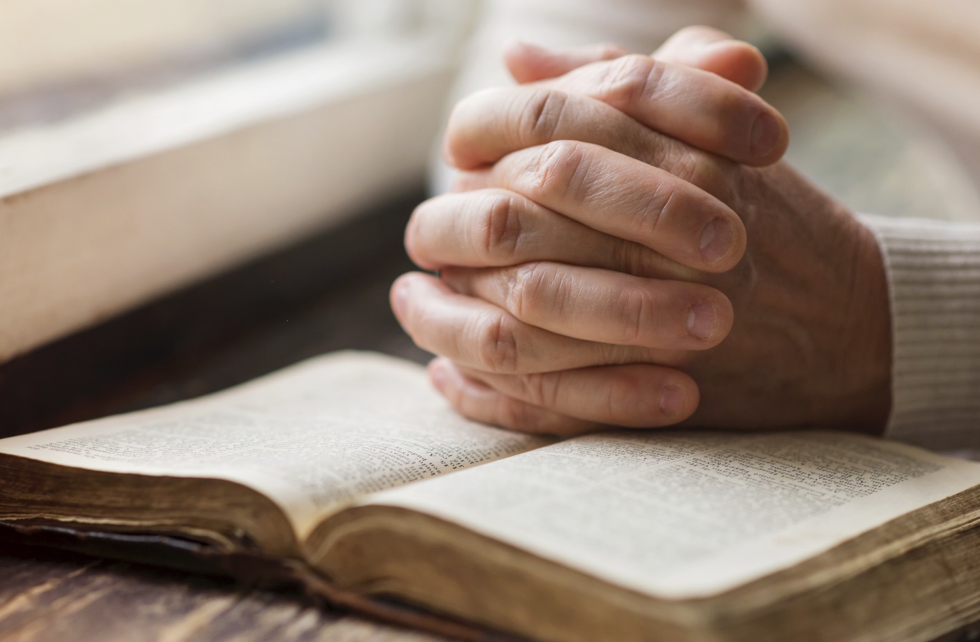 Woman with bible