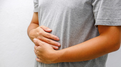 Man Suffering From Stomach Ache