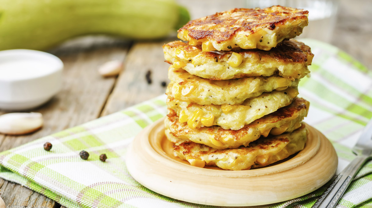 zucchini corn fritters