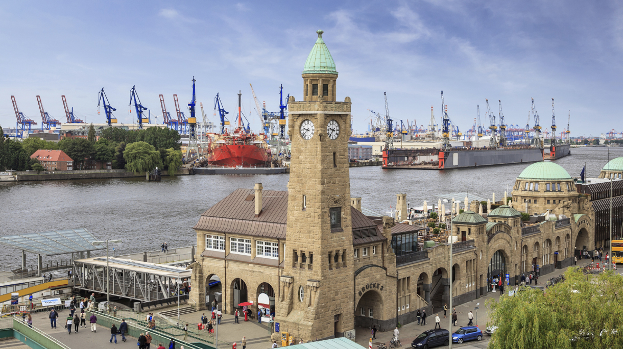 Harbour of Hamburg, Germany