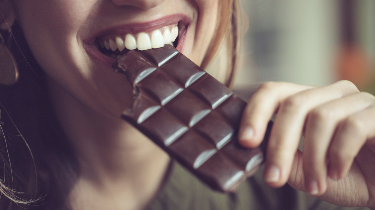 Chocolade eten