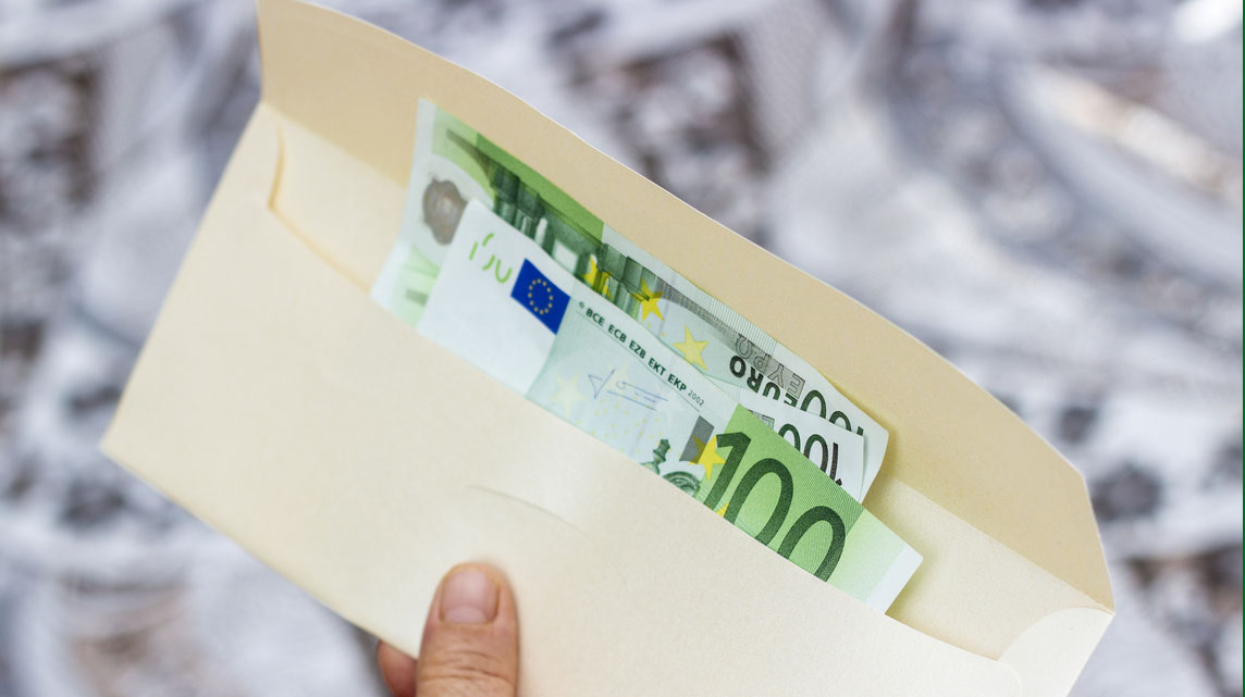 envelop met geld