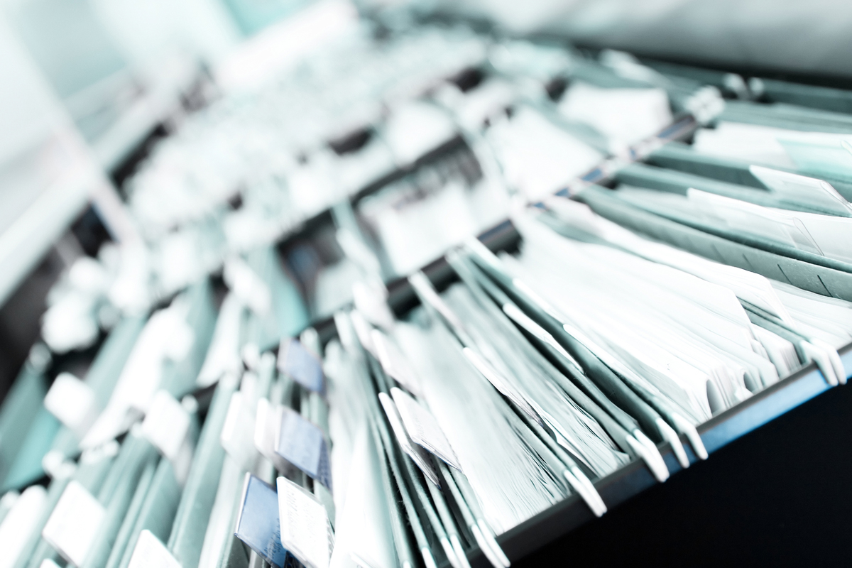 Piles of files