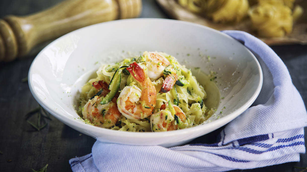 Shrimp pasta