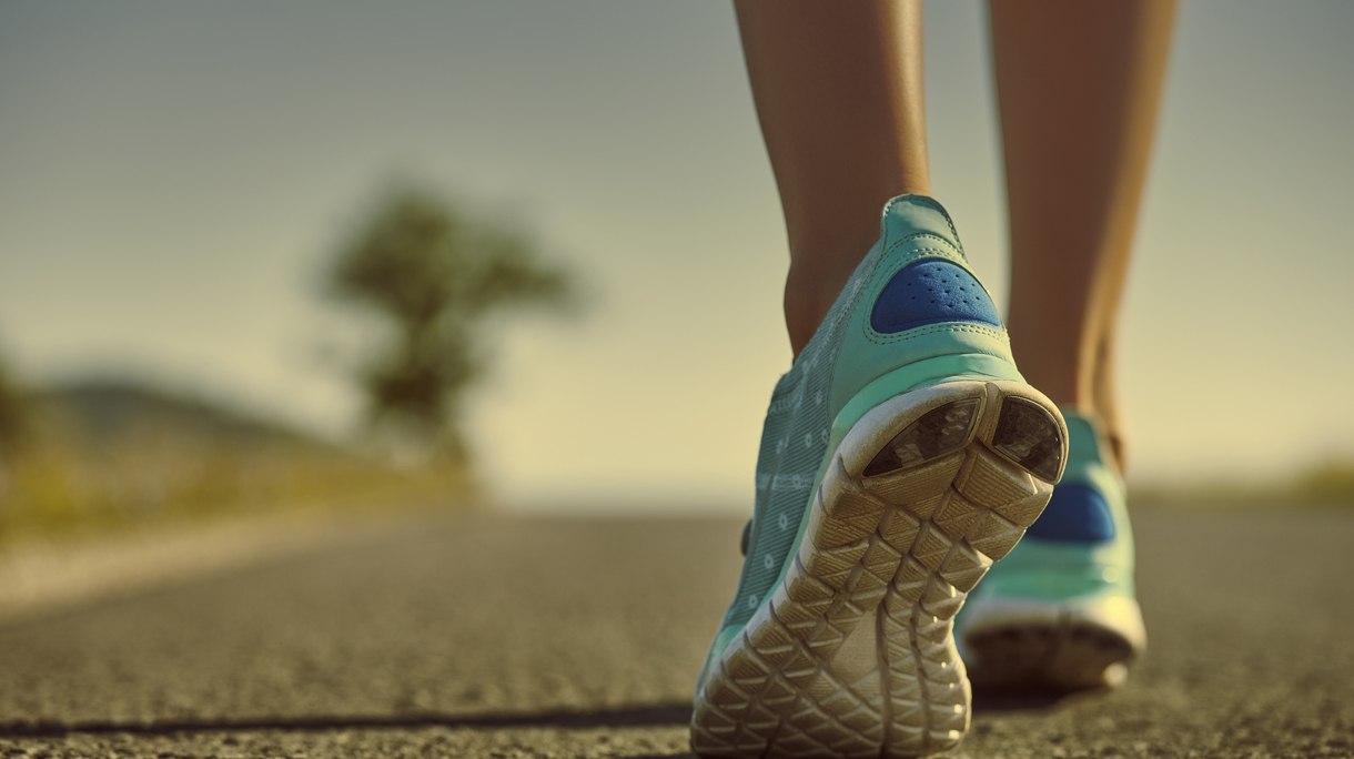 Runner feet and shoes