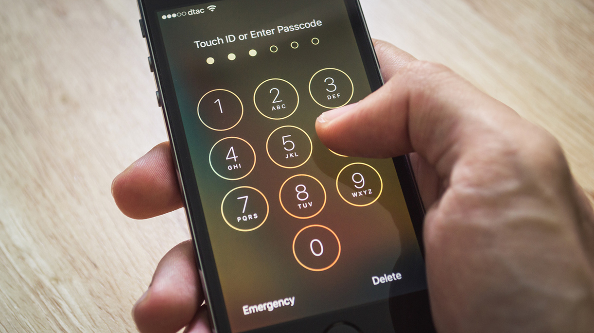 Touch ID or Enter Passcode
