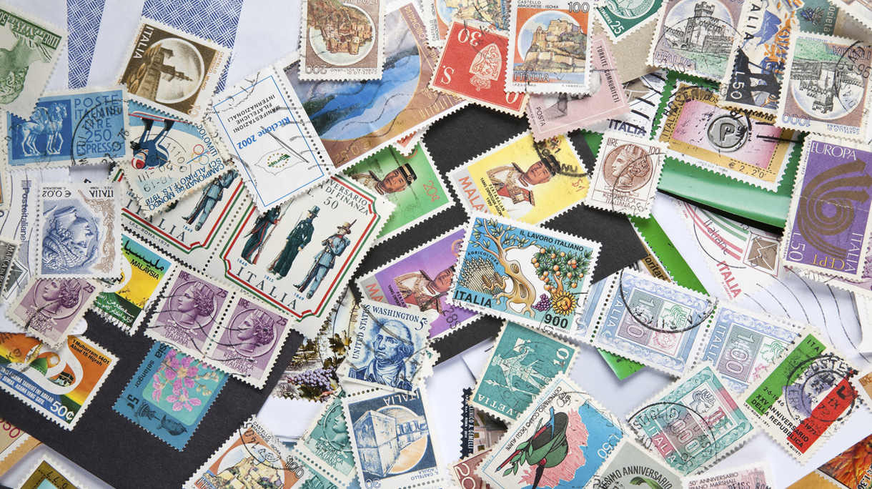 Old postage stamps