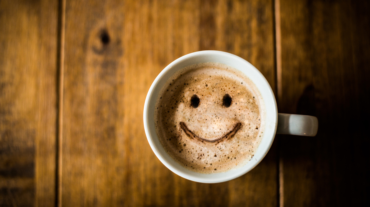 Happy Coffee Cup