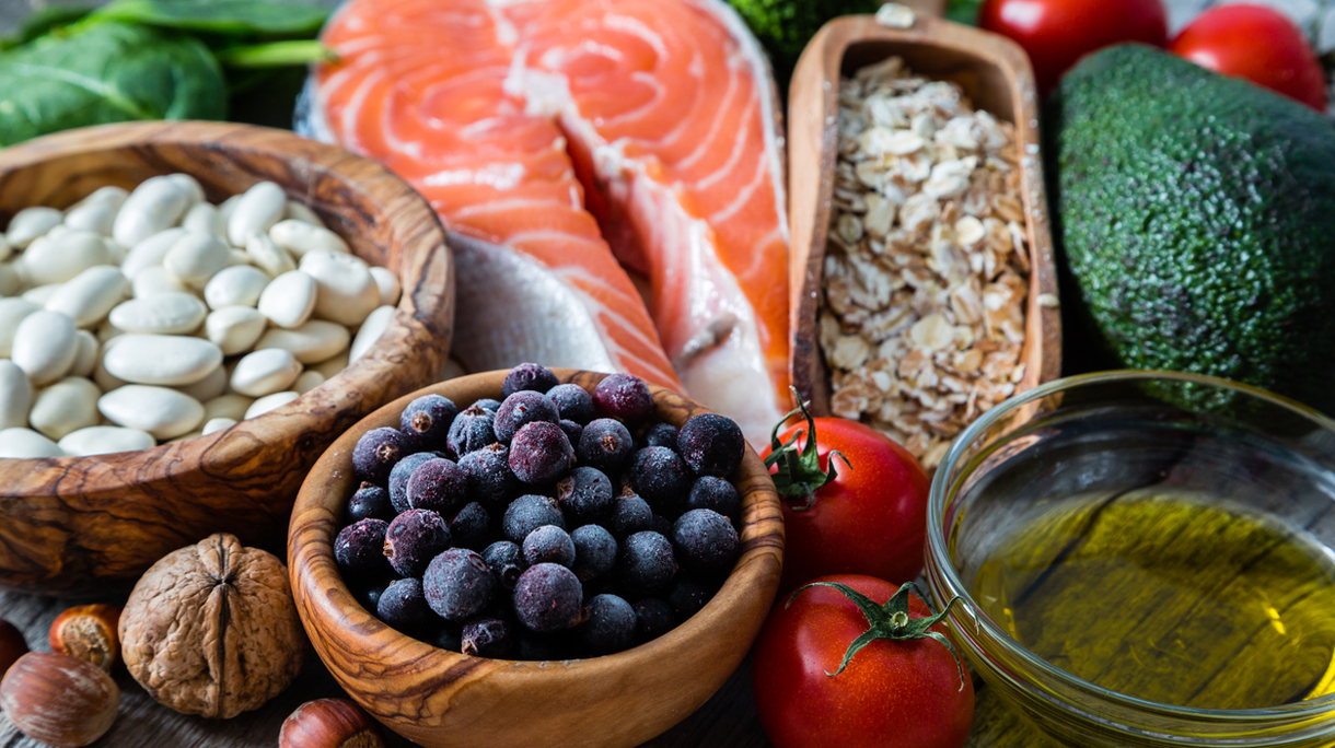 Selection of food that is good for the heart