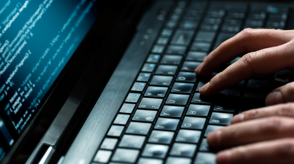 Computer crime concept