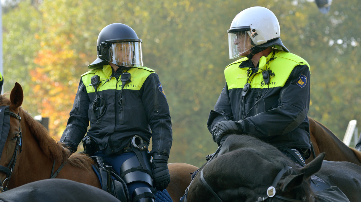 Police on horseback