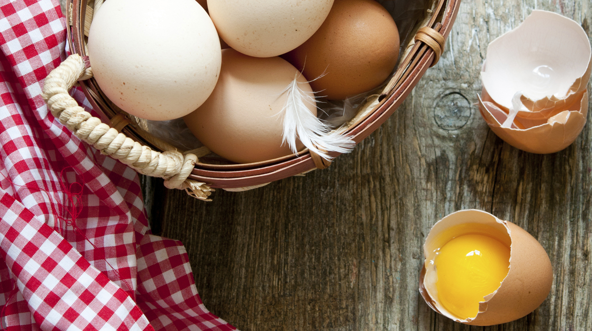 Organic eggs