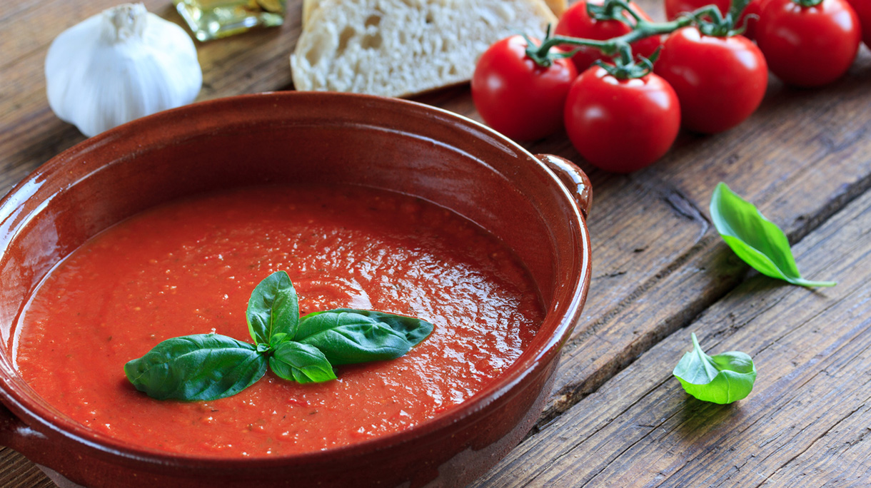 frische tomatensuppe