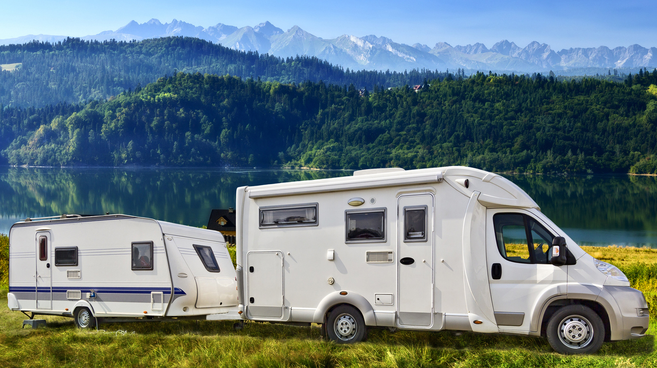Mobile Home in the mountains