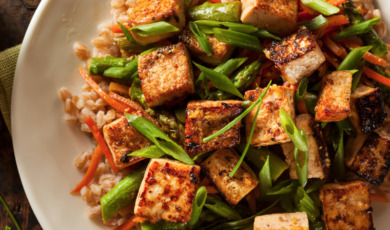 homemade-tofu-stir-fry-picture-id523445425