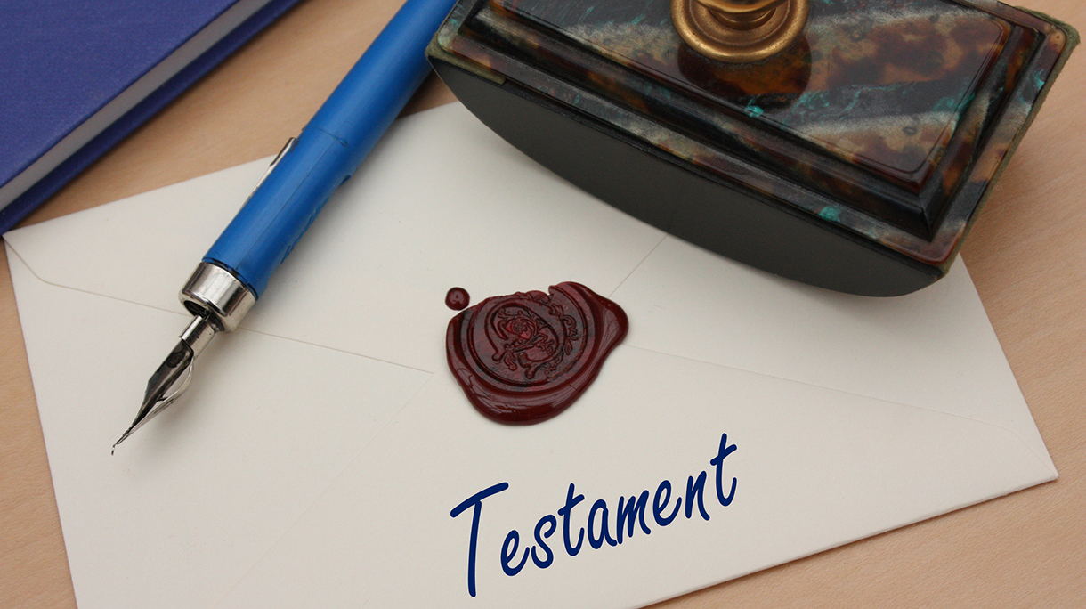 Testament – Manuscrit cacheté