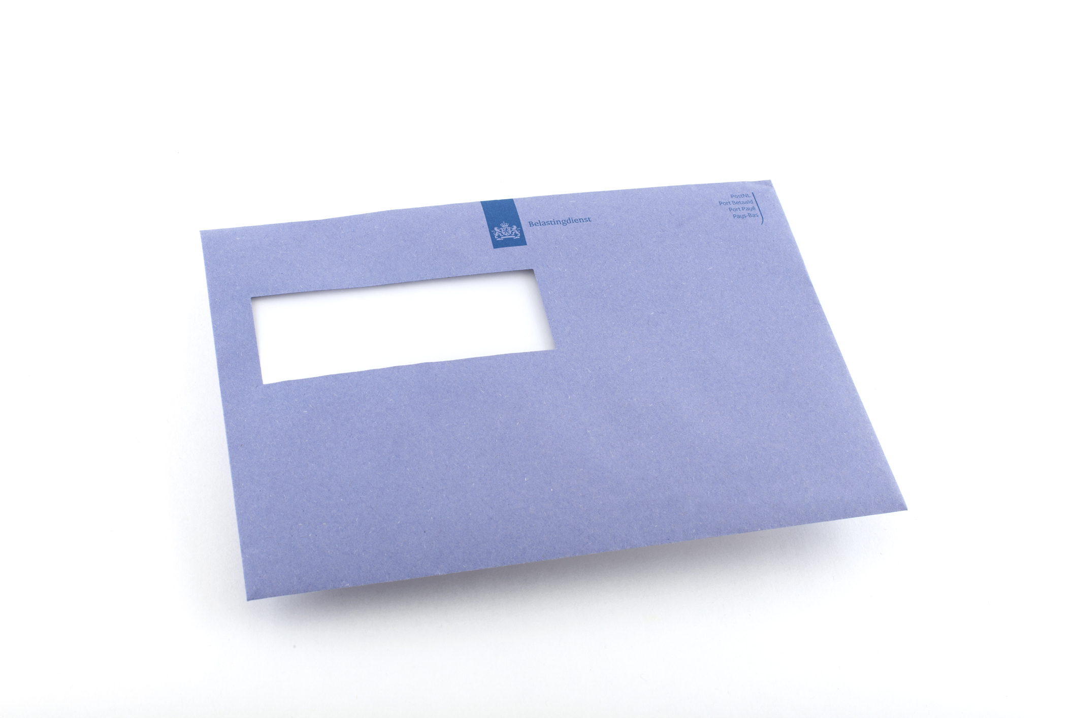 Typical blue envelope of the Dutch IRS