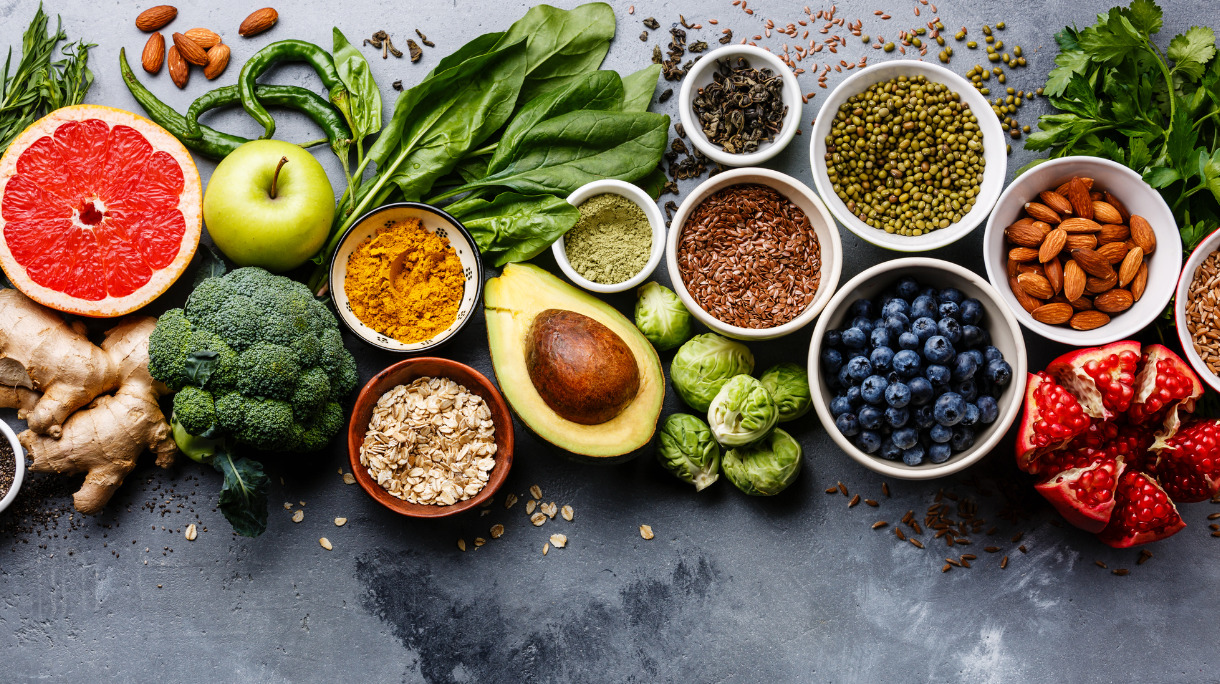 healthy-food-clean-eating-selection-picture-id854725370