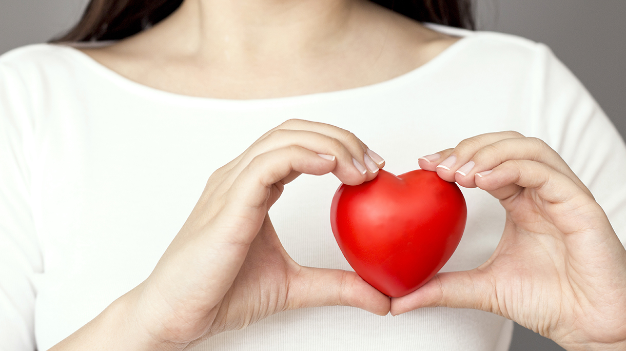Holding Heart