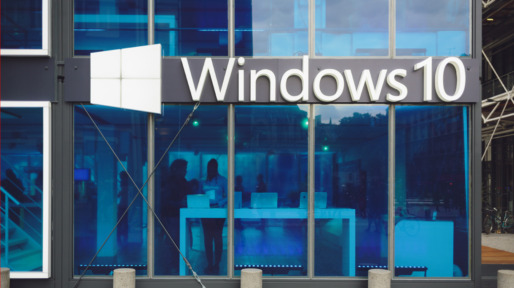 Microsoft Windows 10 promo pavilion