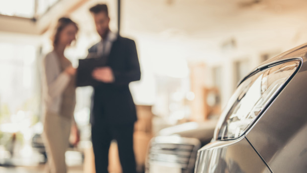 Visiting car dealership