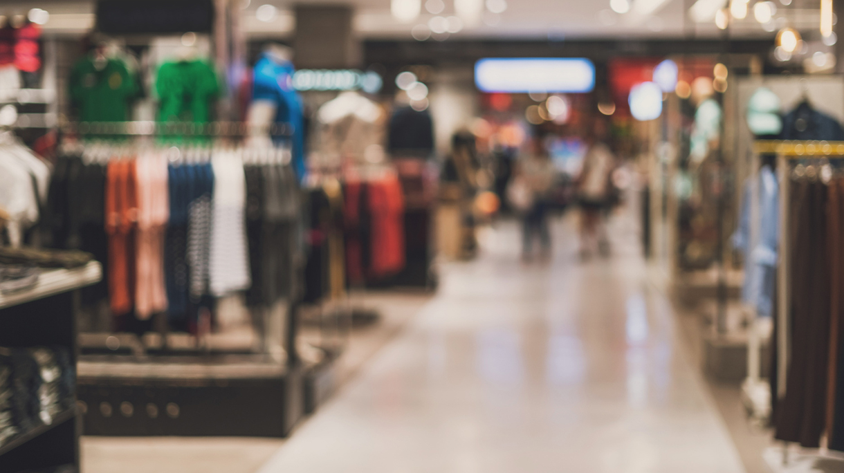 abstract blurred background of Department store