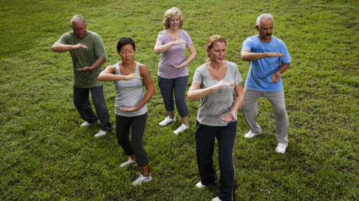 Tai chi class