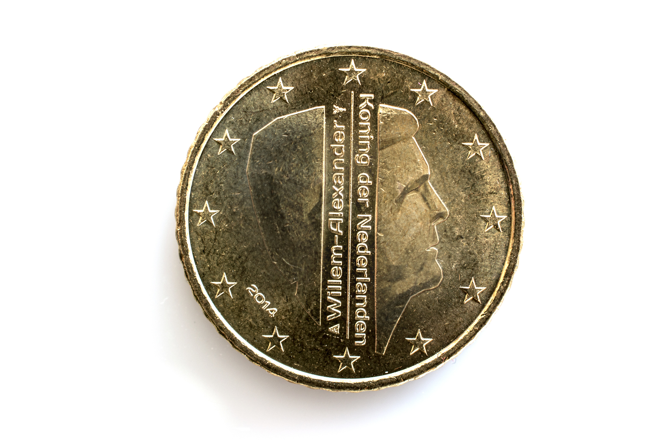 King Willem Alexander  of the Netherlands 50 cent euro