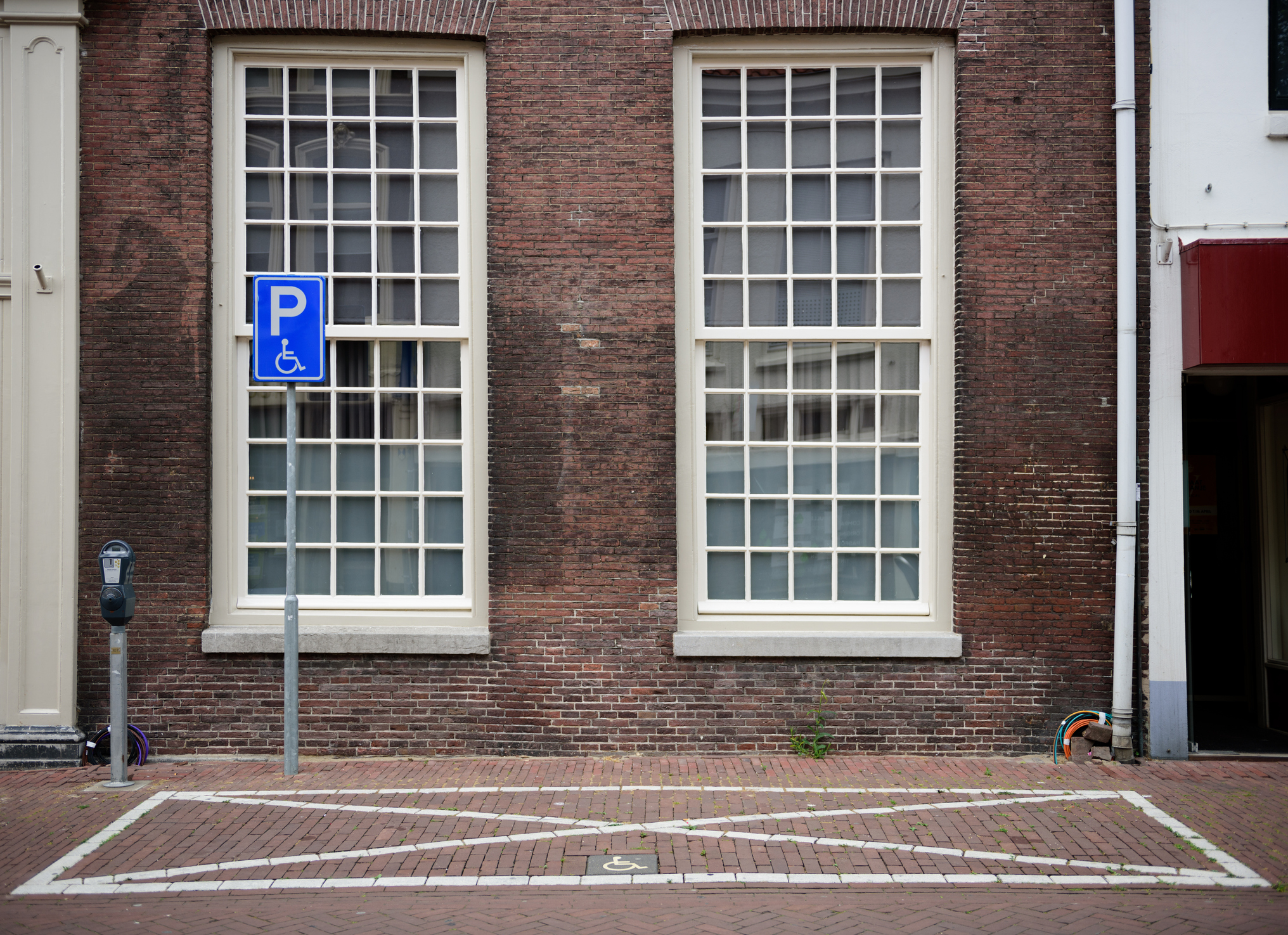 Handicap parking spot