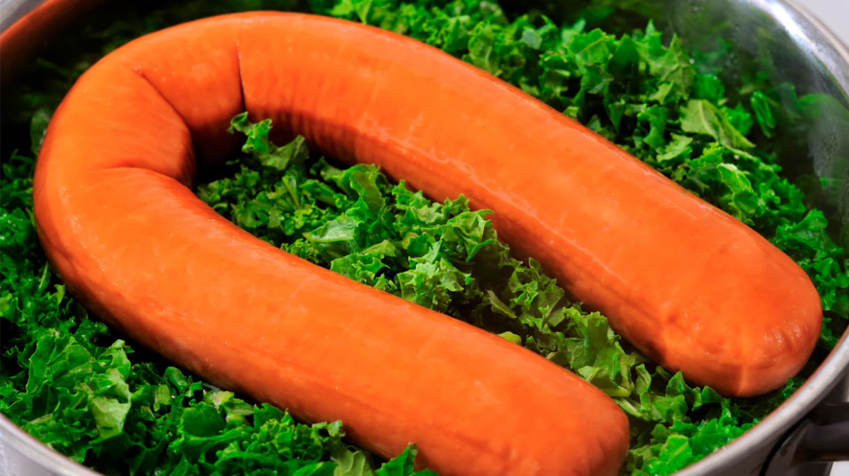 kale-and-sausage-picture-id184638760