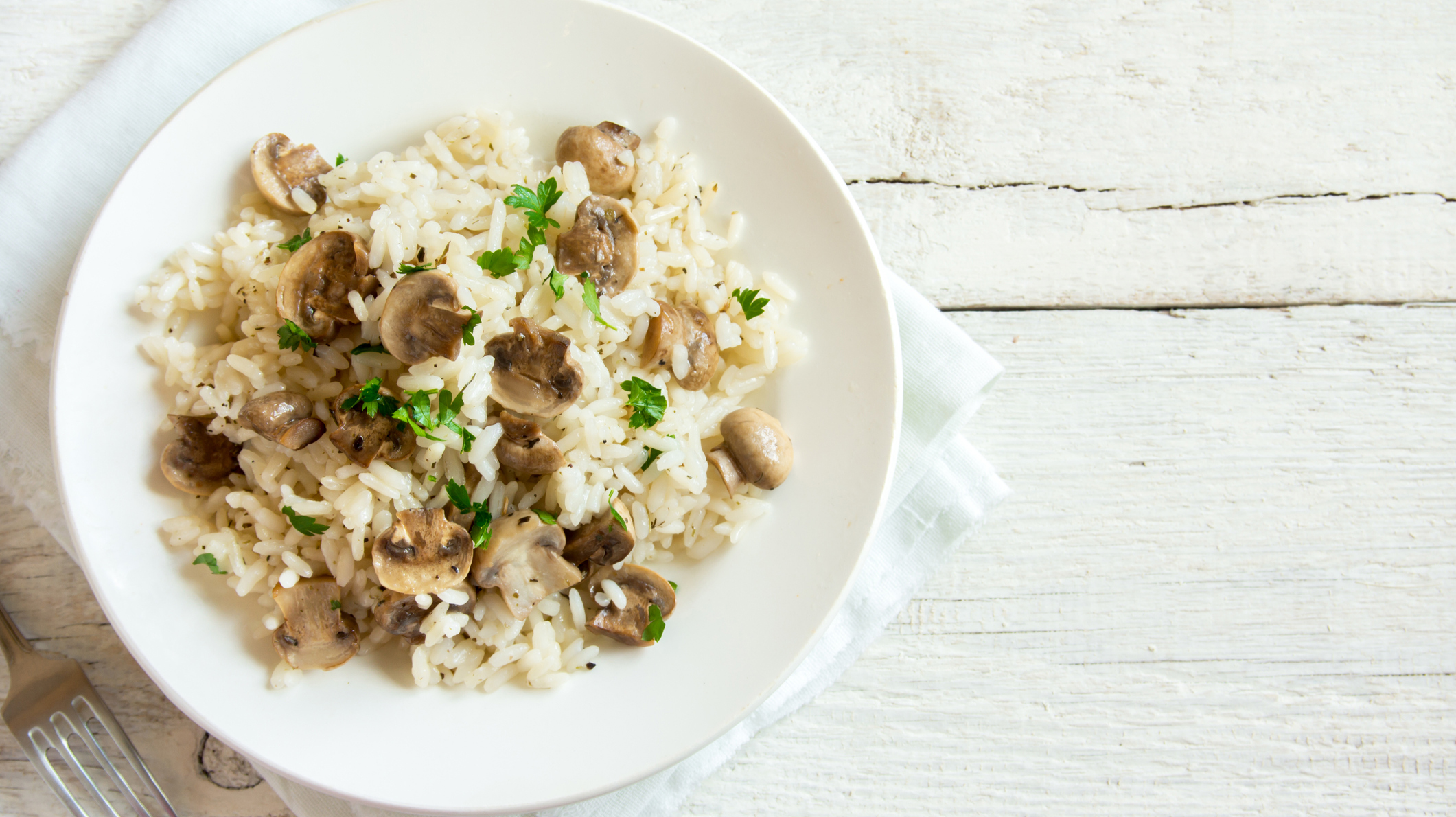 Mushroom risotto