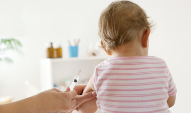 Baby Girl Patient Receiving Vaccine at doctor’s office